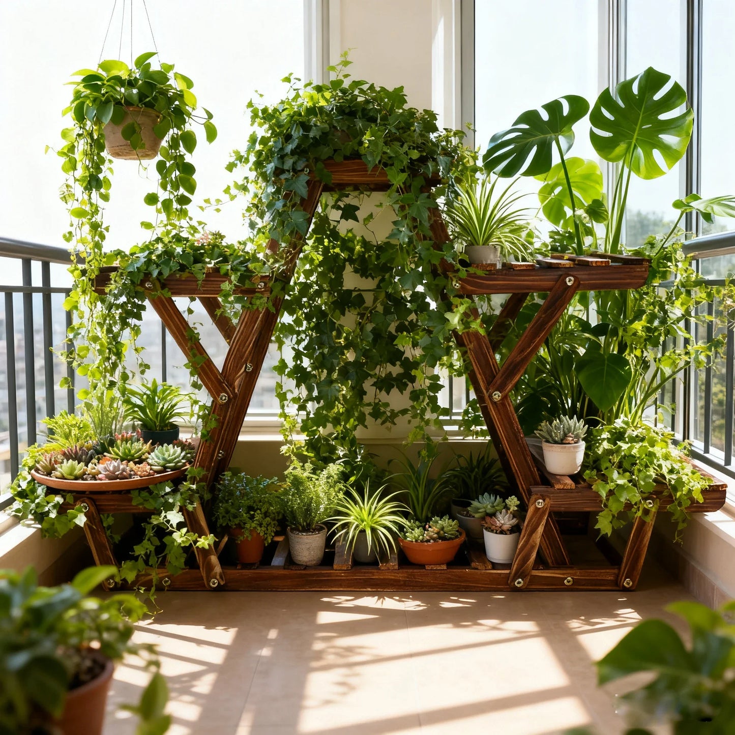 Chic Corner Plant Stand