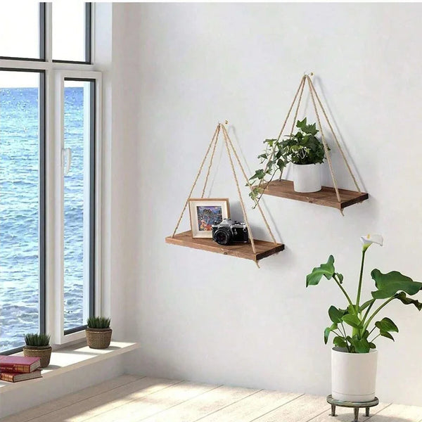 Chic Hanging Wall Shelves
