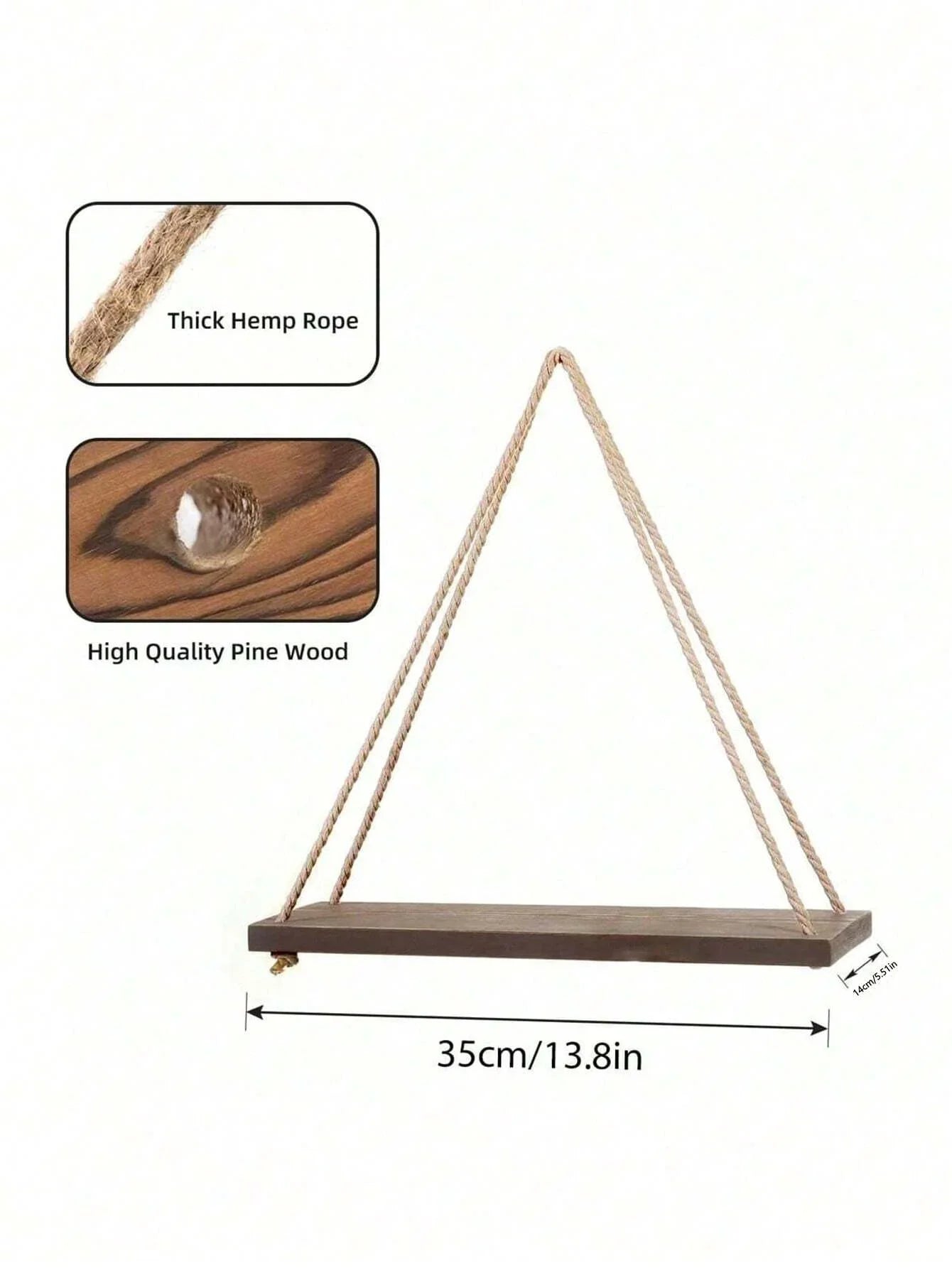 Chic Hanging Wall Shelves