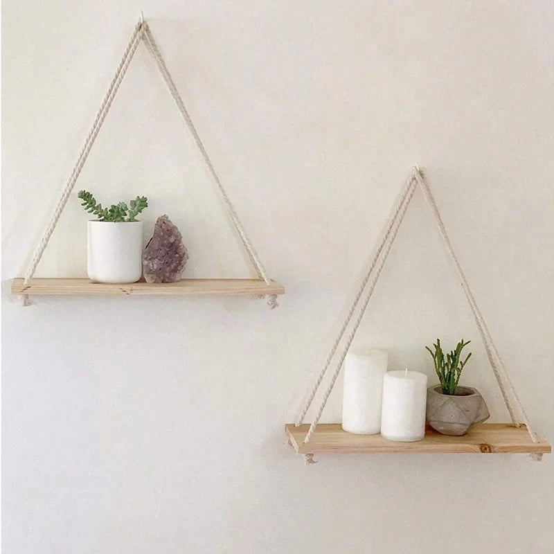 Chic Hanging Wall Shelves