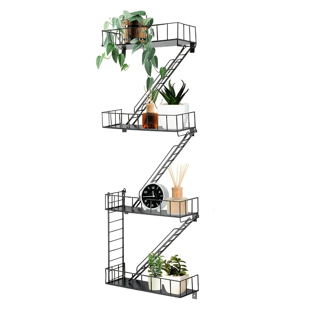 Elegant Staircase Plant Stand