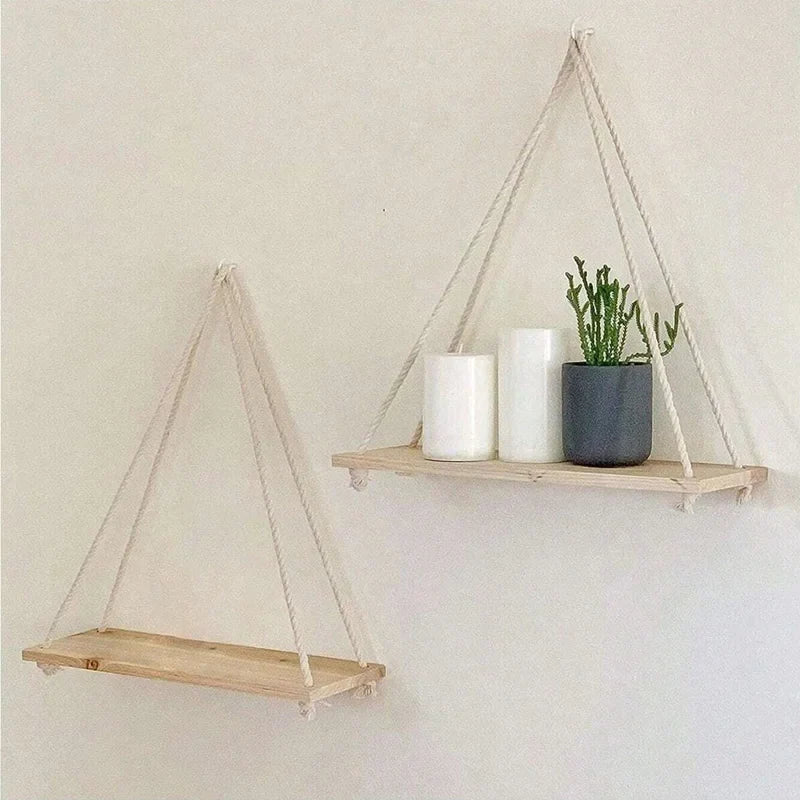 Chic Hanging Wall Shelves