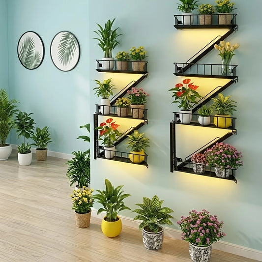 Elegant Staircase Plant Stand