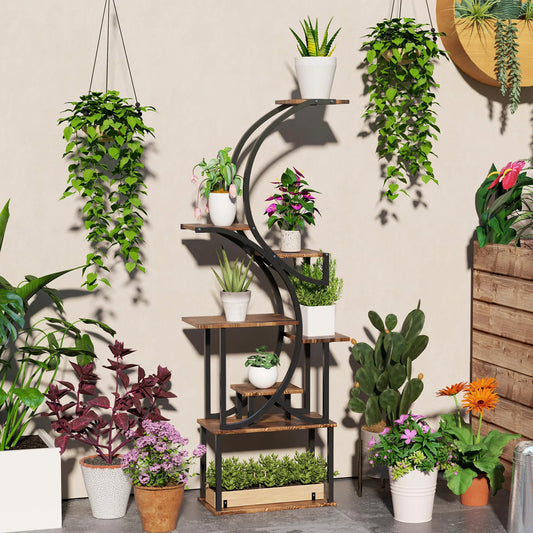 Elegant 8-Tier Plant Display